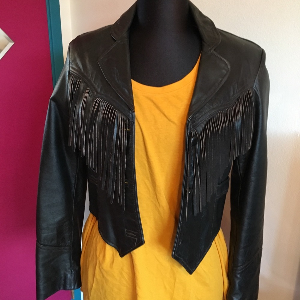 Leather jacket